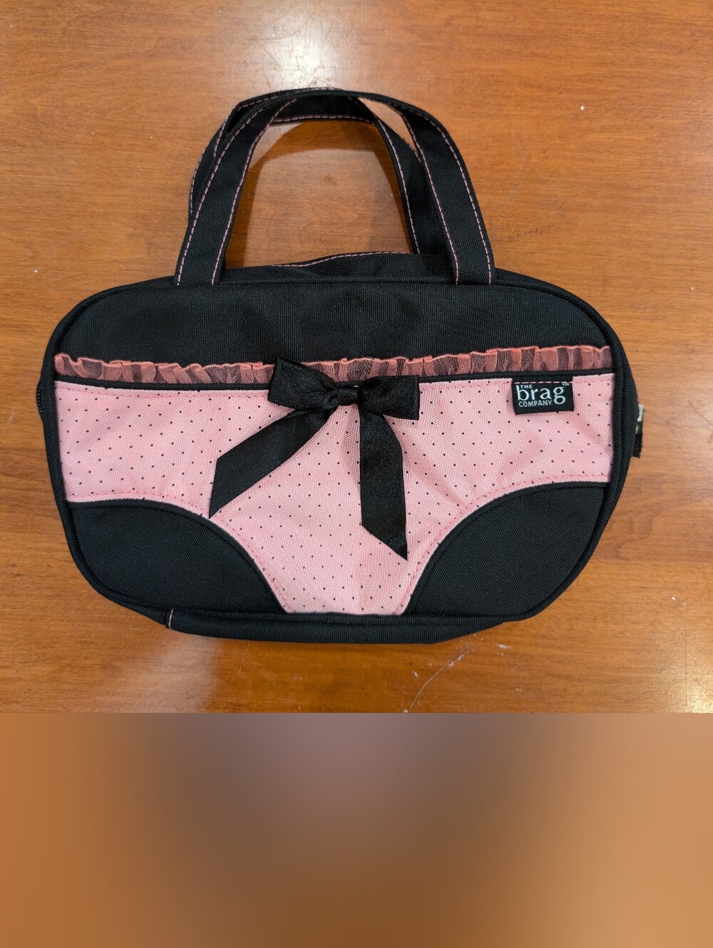 The Brag Company "Katie" Coquette Pink Bra Travel Hard Case